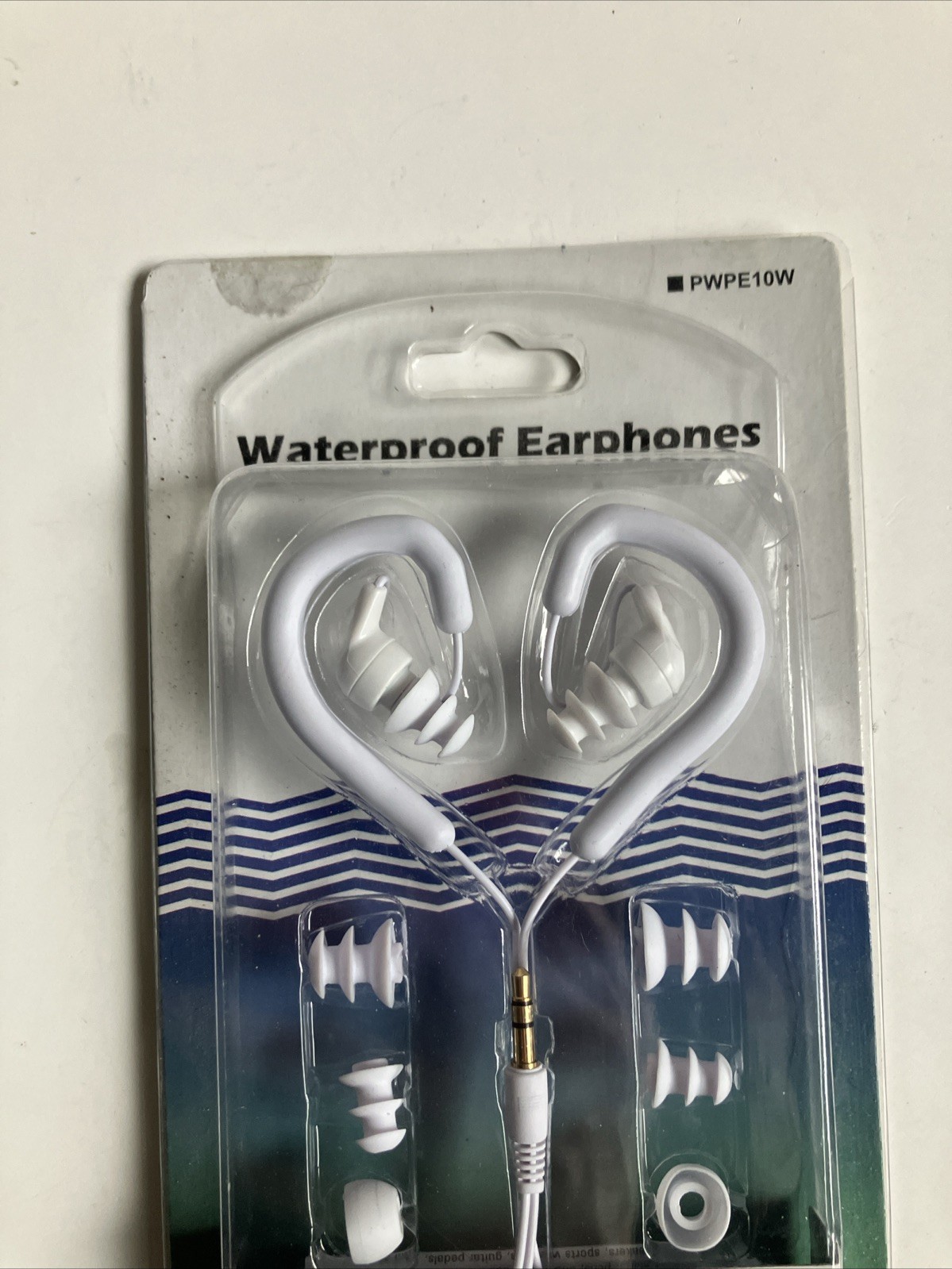 NEW PyleHome PWPE10W Wired Waterproof Ear Marine Swimming Headphones – White