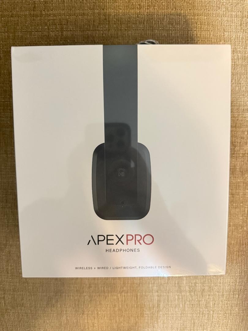 Apex Pro Wireless Bluetooth Lightweight Foldable Headphones -BLACK