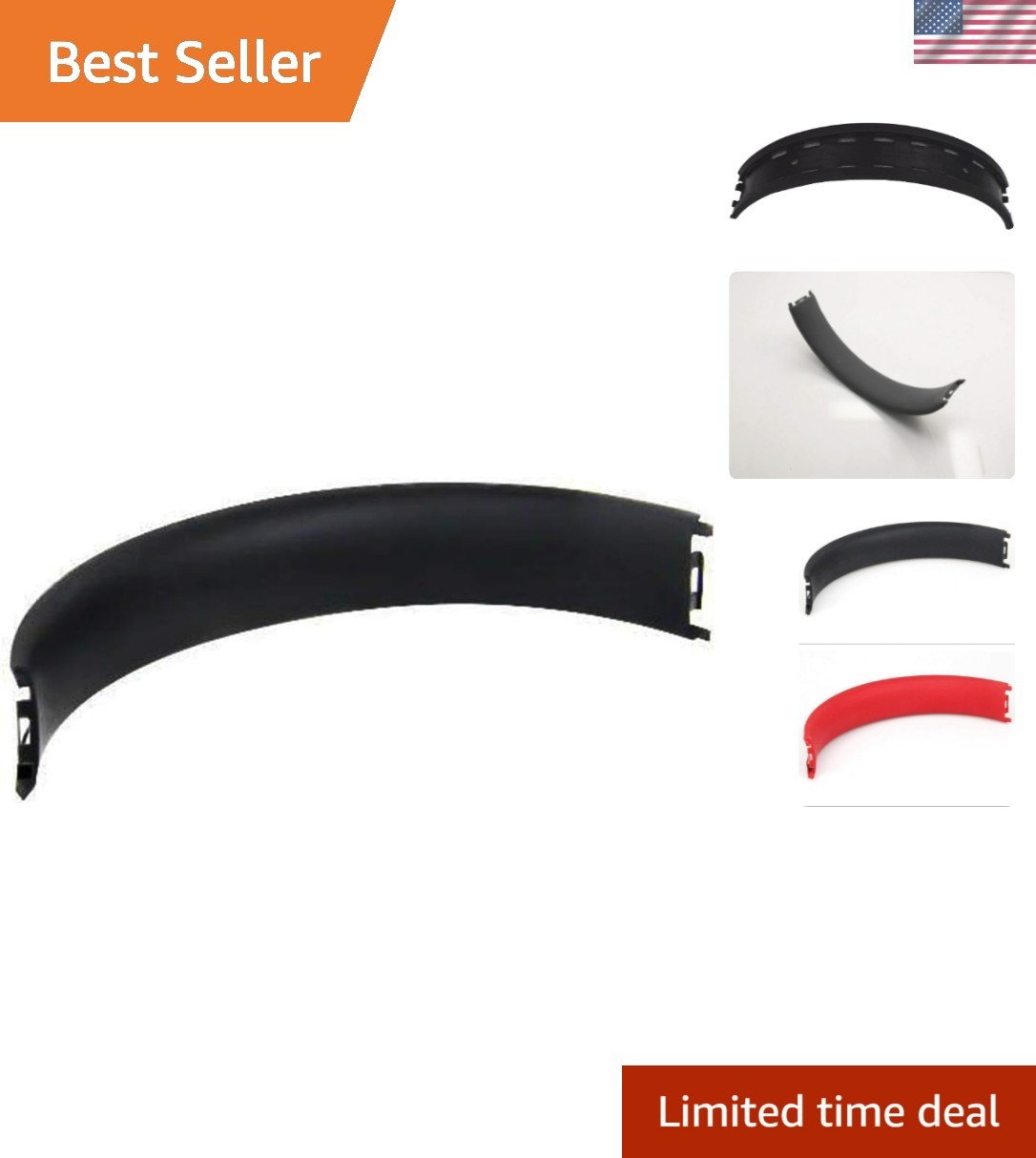 High-Quality Protein Leather Headband Cushion for Beats Studio – Black Foam Pad