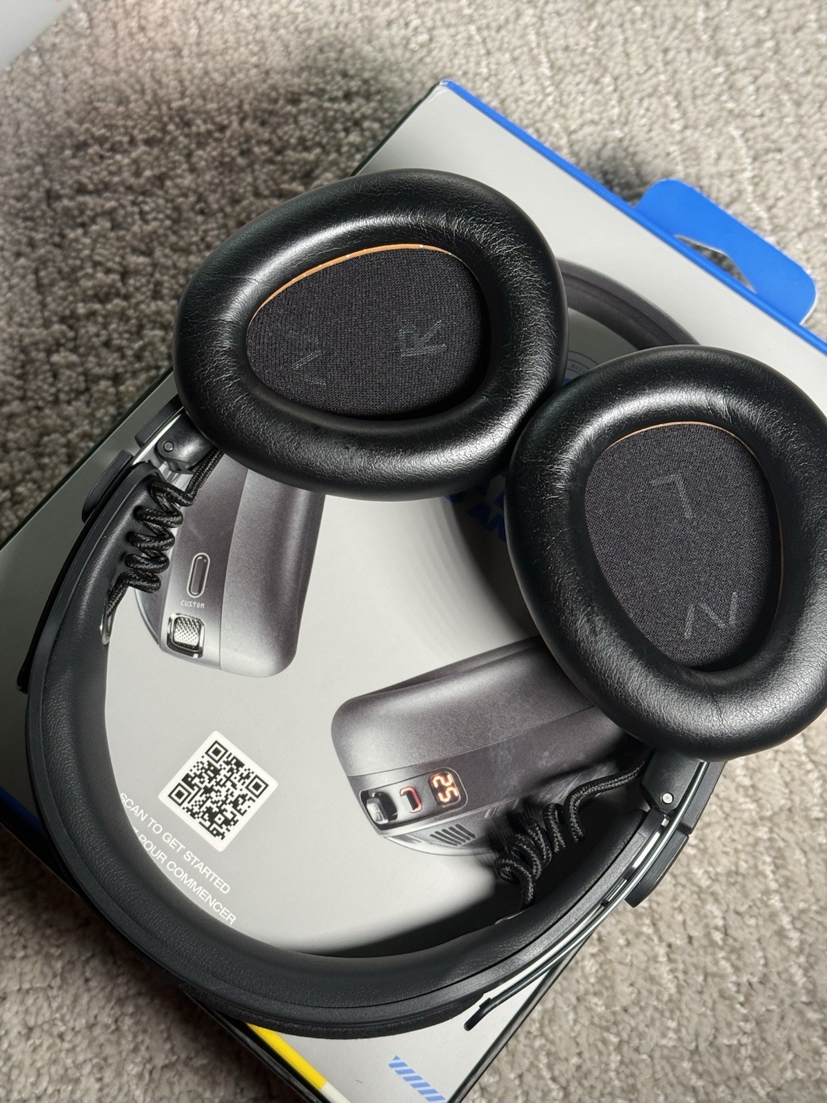Skullcandy Aviator 900 ANC Wireless Headphones Open Box Tested -Missing Charger