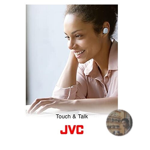 JVC Kenwood HA-A11T-A True Wireless Earbuds Indigo Blue IPX5 Waterproof 28H Pla