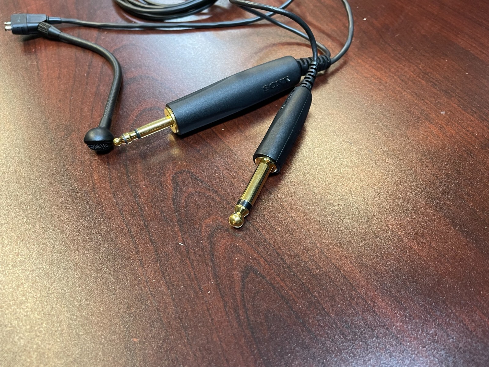 Sony Corp ECM-9036 Aircraft Part PILOT HEADSET, BOOM MICROPHONE