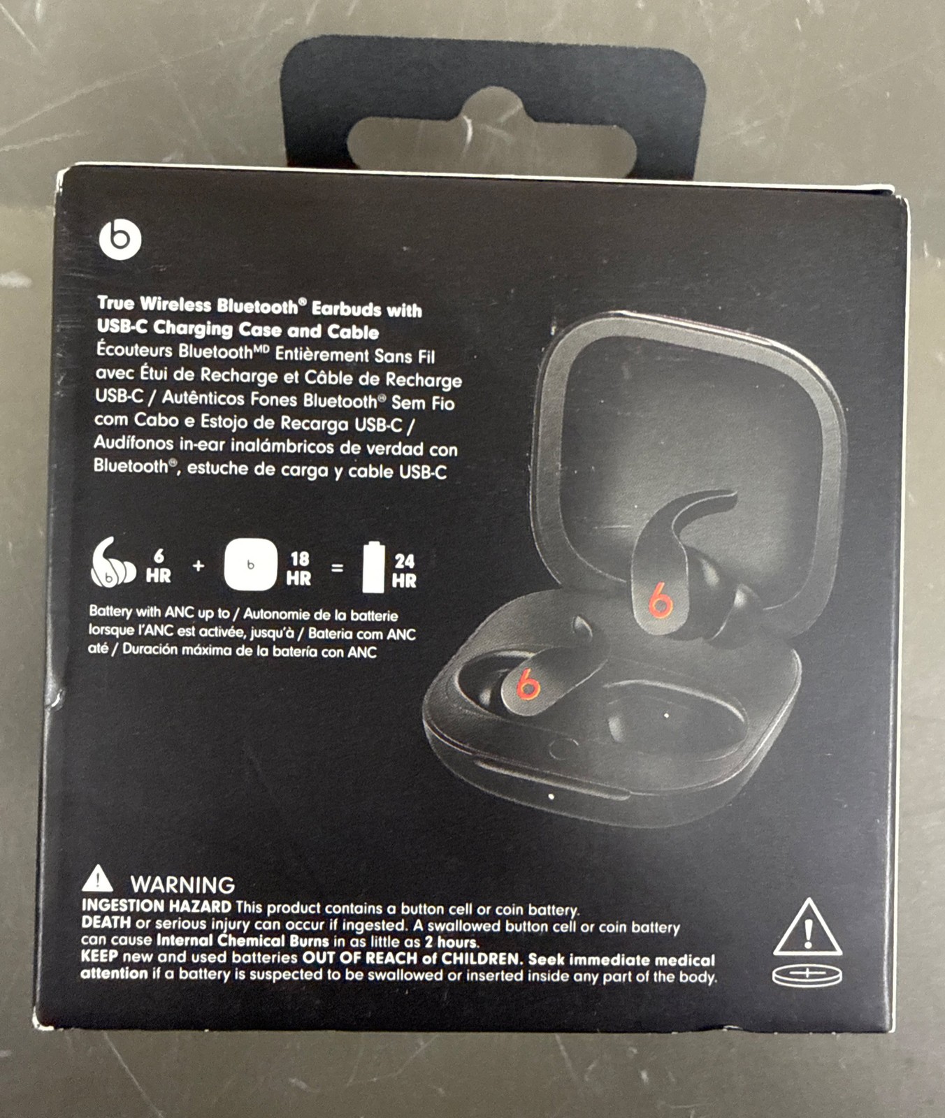 Beats Fit Pro True Wireless Noise Cancelling In-Ear Earbuds – Black