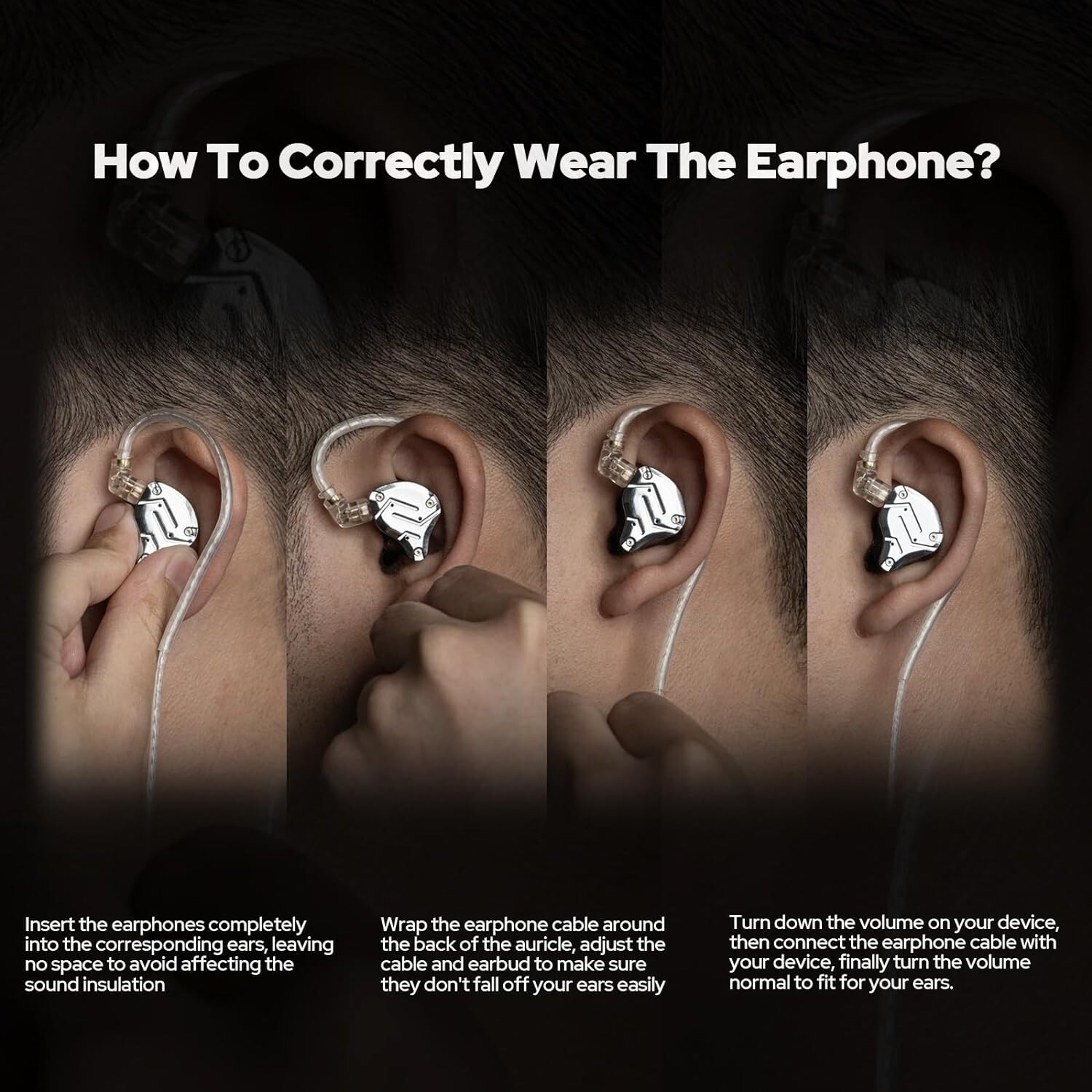 4BA+1DD 5 Driver in Ear Monitor, HiFi Wired Earbuds, Gaming Earbuds, Hybrid I…