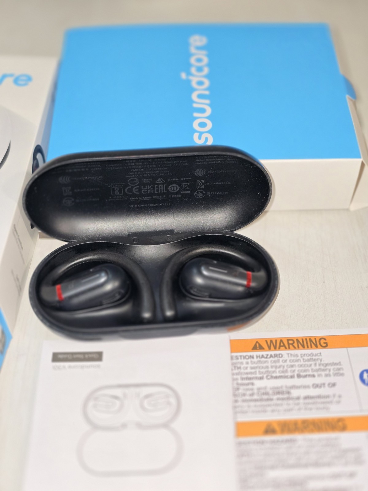 Soundcore V30i Open-Ear Headphones Ergonomic Ear Hooks Robust Bass Earbud