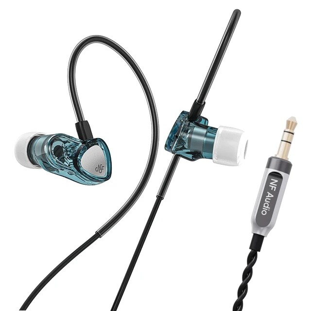 NF Audio RA05 In-ear IEMs HIFI Earphones MCL-6C Driver DSp Software Tuning Stere