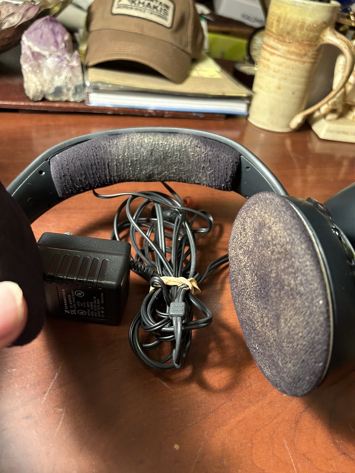 Lot-Sennheiser HDR120/HDR110 Wireless Headphones and TR120 /TR110Stand ReadPARTS