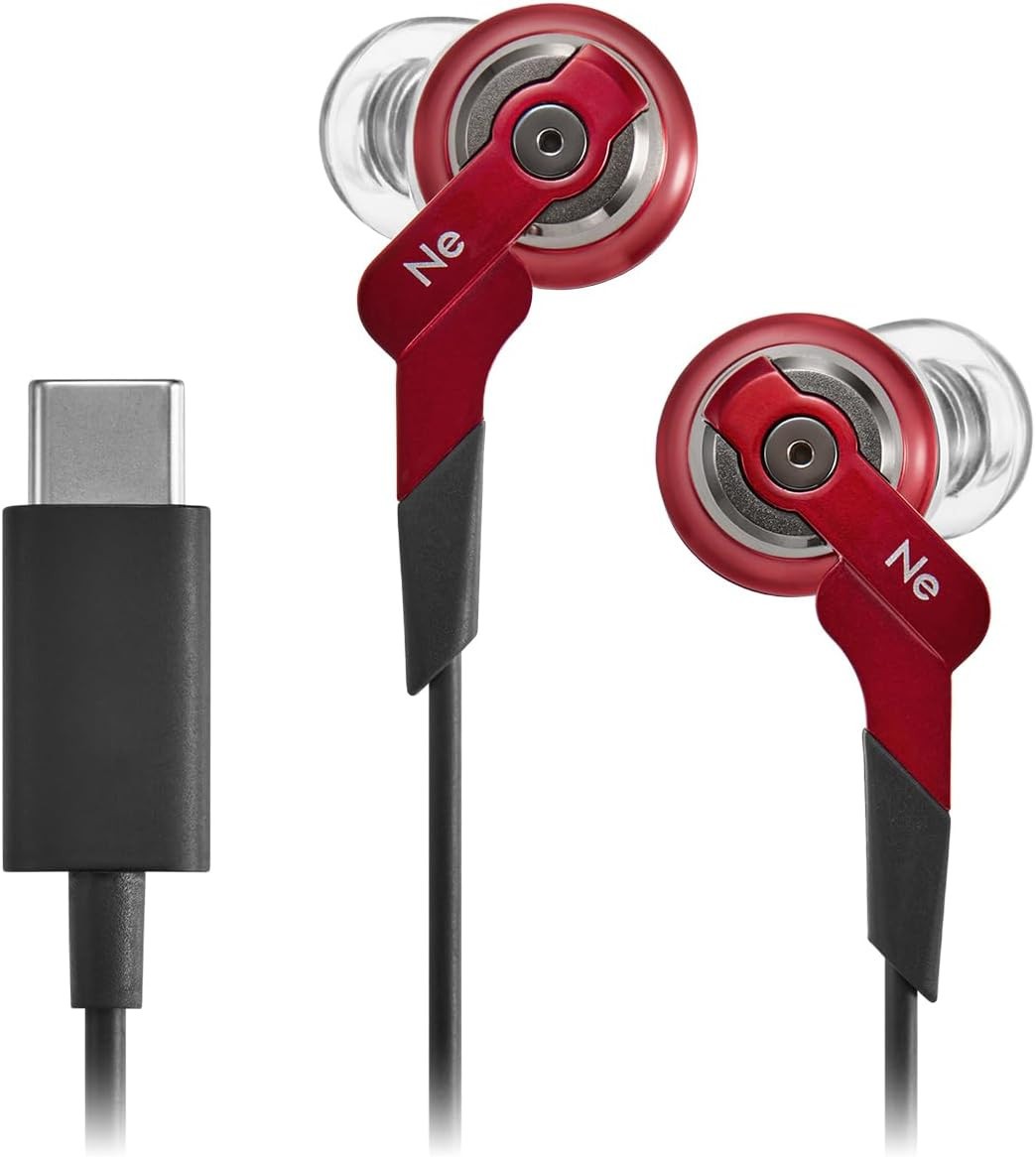 radius VOLT HP-NHR21C USB-C IEM Hi-Res 32bit/384kHz DAC Graphene Earphone Type-C