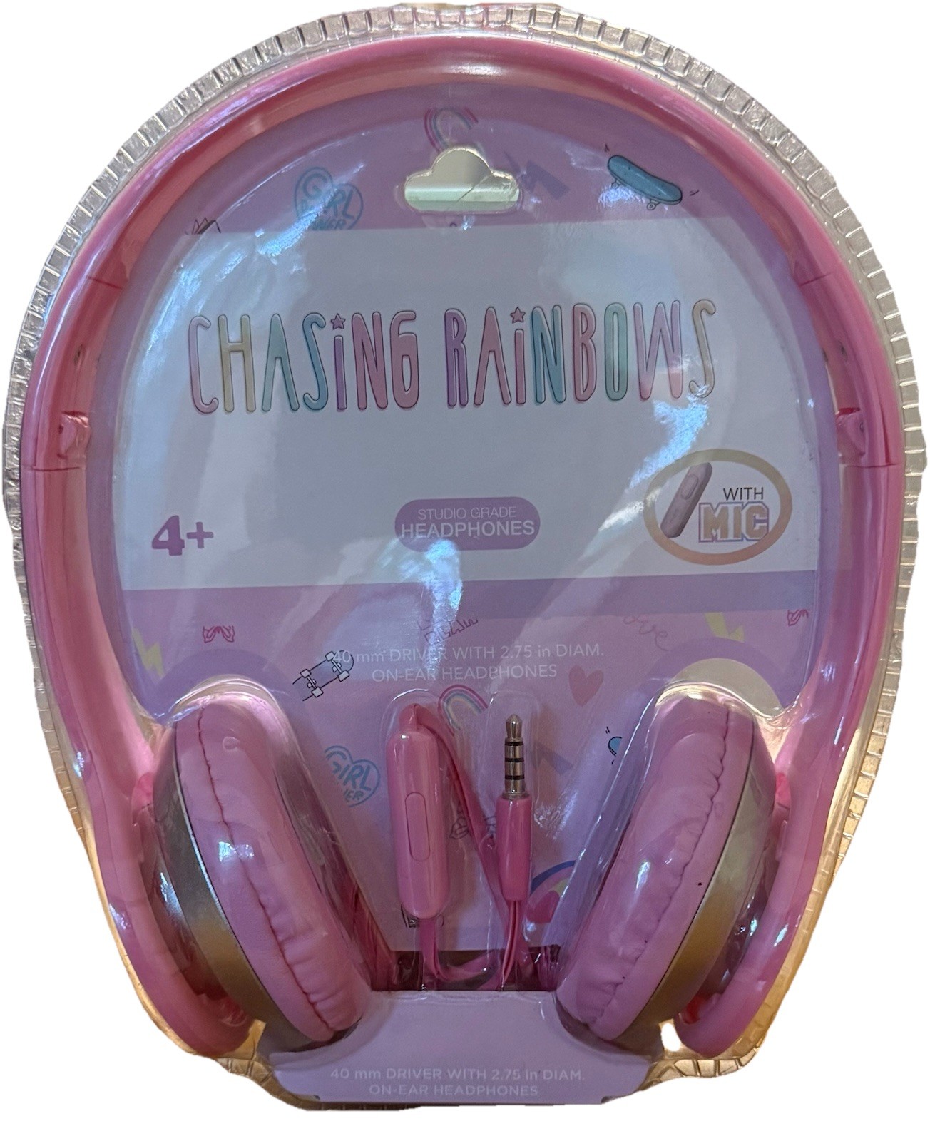 CHASING RAINBOWS STUDIO GRADE headphones w/Mic FAST SHIPPING