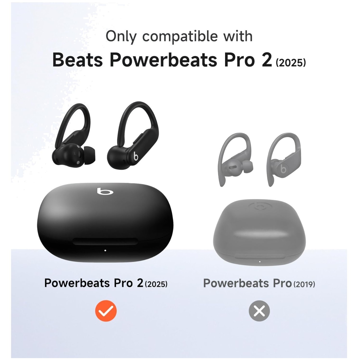 Protective Case with Carabiner for Powerbeats Pro 2