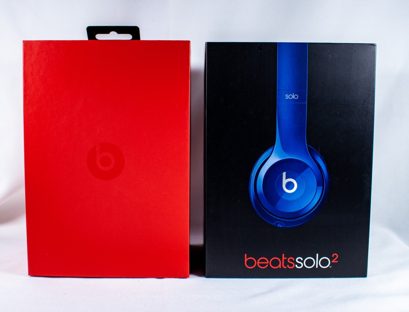 BEATS SOLO2 by Dr. Dre Solo Sapphire Blue Foldable Headphone Empty Box