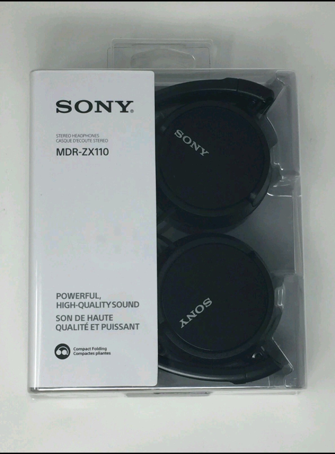 Sony MDRZX110/BLK ZX Series Stereo Headphones, Black