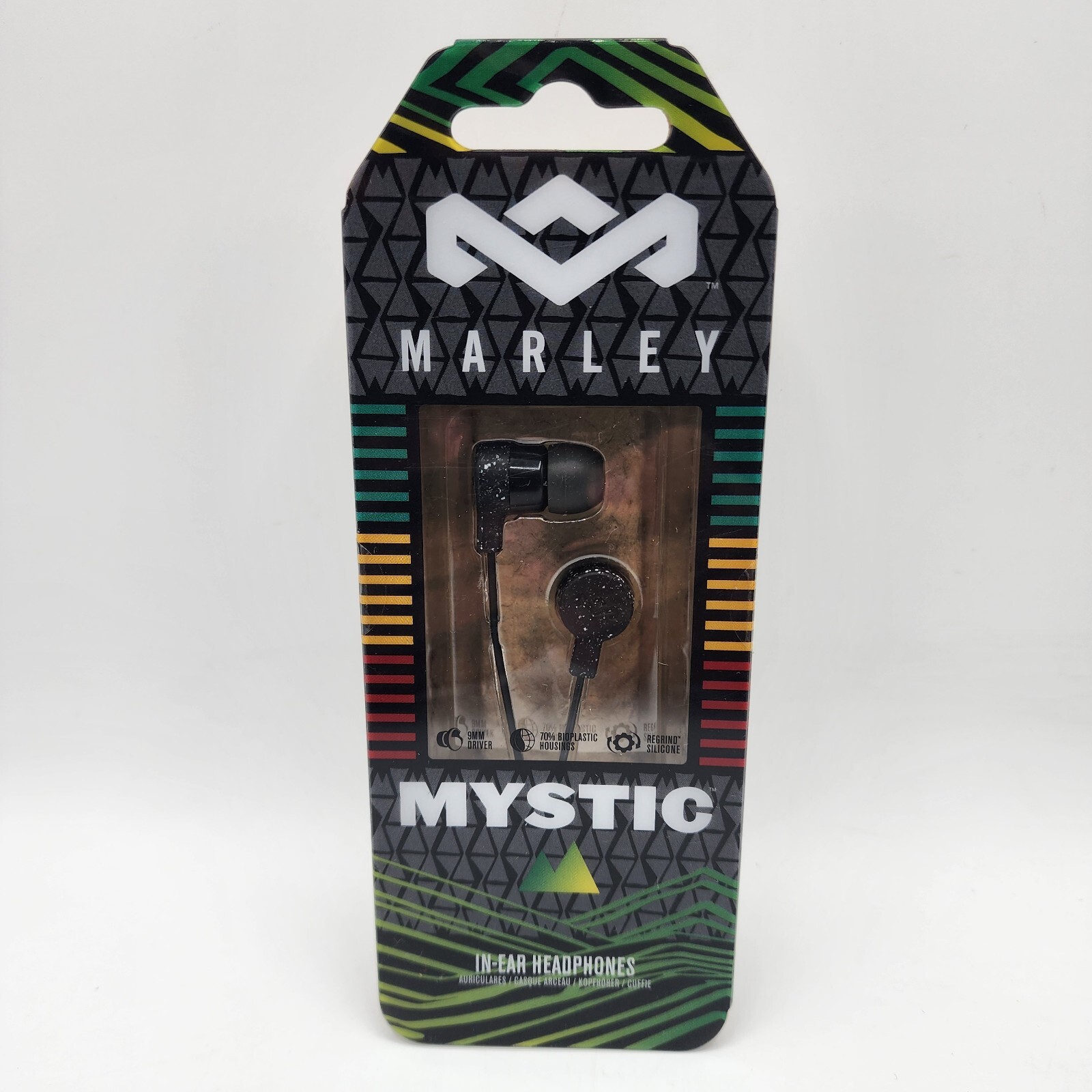 House of Marley Mystic Corded In- Ear Buds Black NEW Open Box.