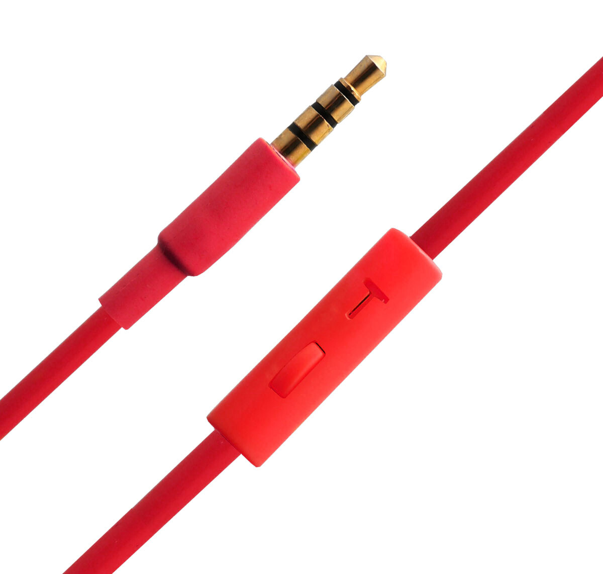 Over The Ear Stereo Kids Mobile Wired Headphone with in-Line Microphone Red