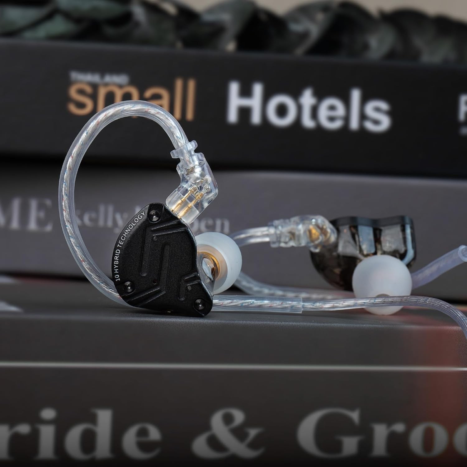 KZ ZS10 Pro X In-Ear Earphones, Upgraded 4BA 1DD with Mic, Audiophile Quality