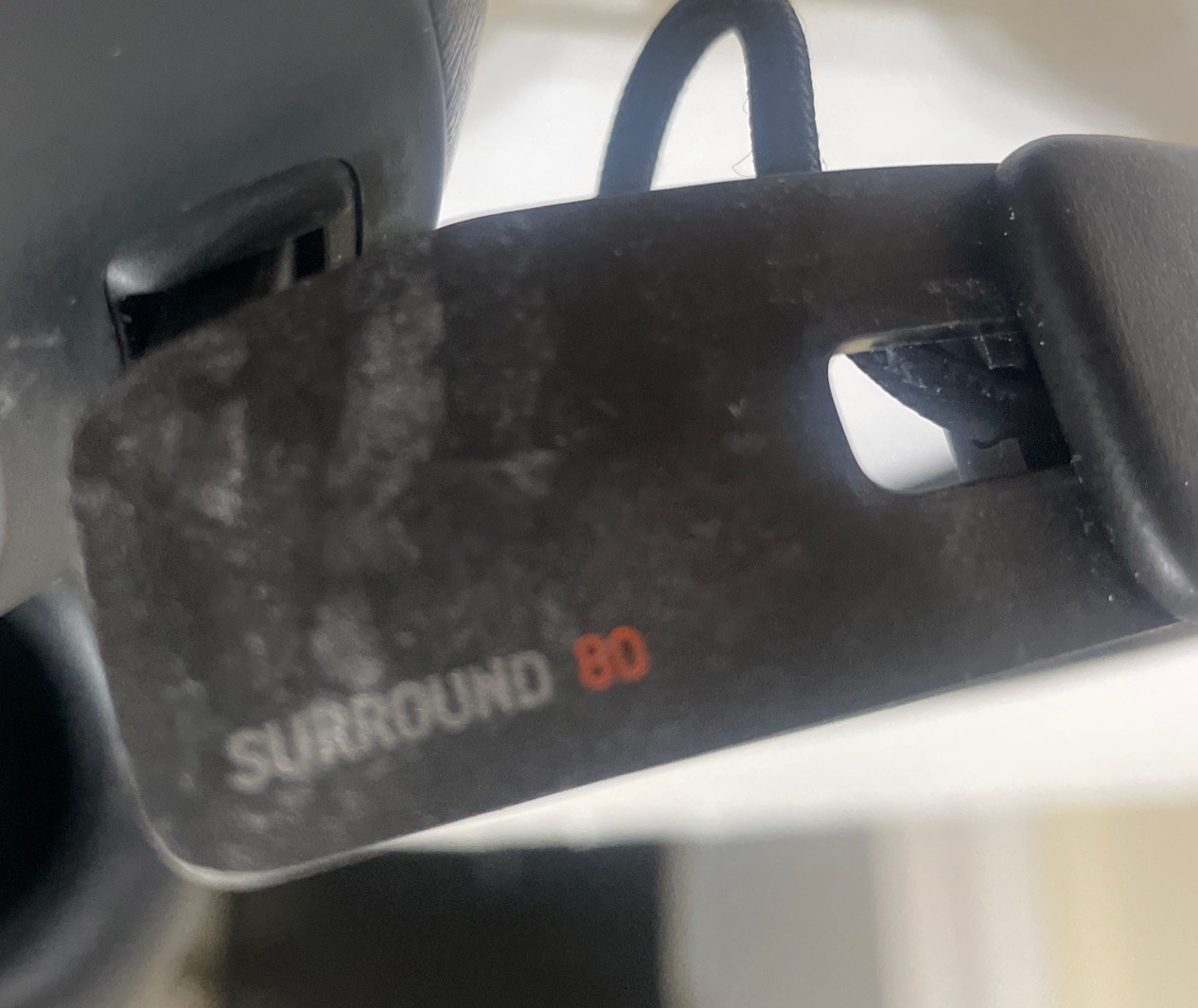 Poly Voyager Surround 80 Headset. Used, works fine. NO DONGLE or Charger
