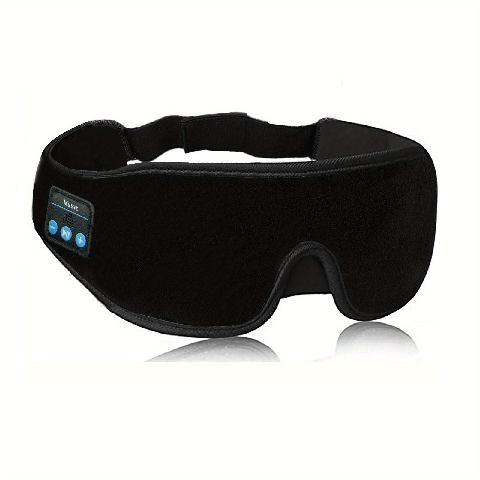 Women Men Music 3D Sleeping Eye Mask Blackout with Bluetooth Headphones Speakers