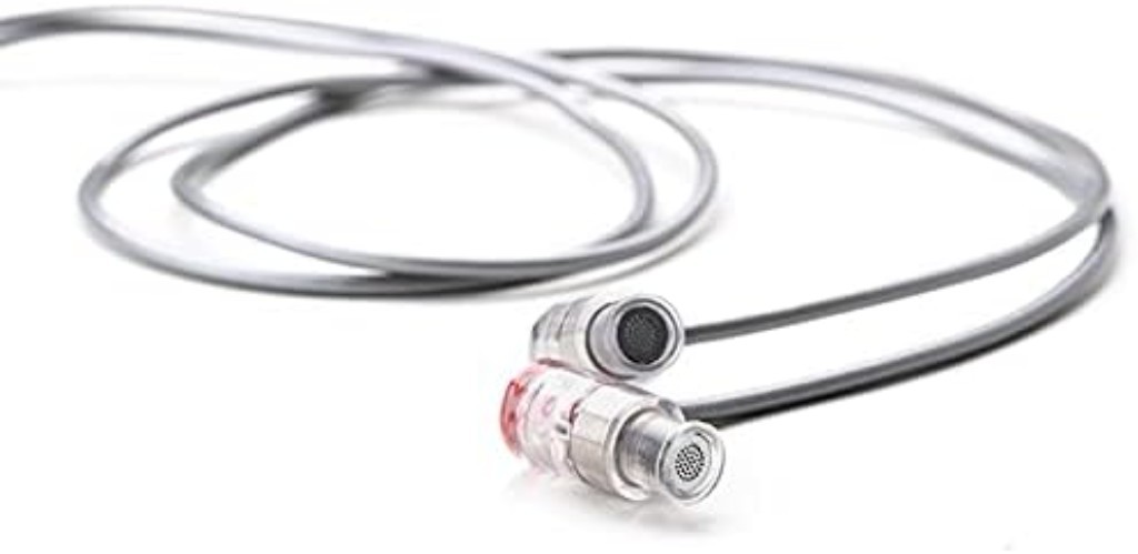 Transparent In-Ear Earphones with Closed Anterior Design and Sound Isolation