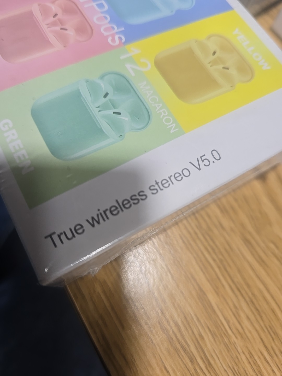inPods 12 True Wireless Stereo V5.0 Bluetooth Earbuds – SEALED BOX – Blue