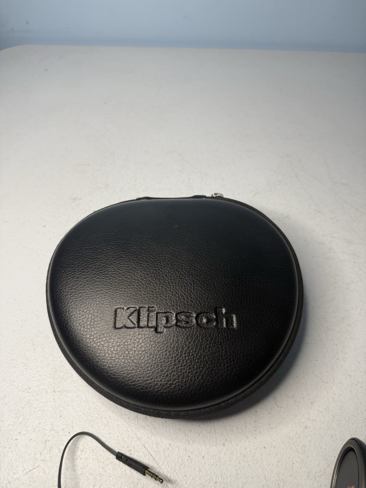 Klipsch Over-Ear Headband Headphones Black Double Earpieces with Carrying Case