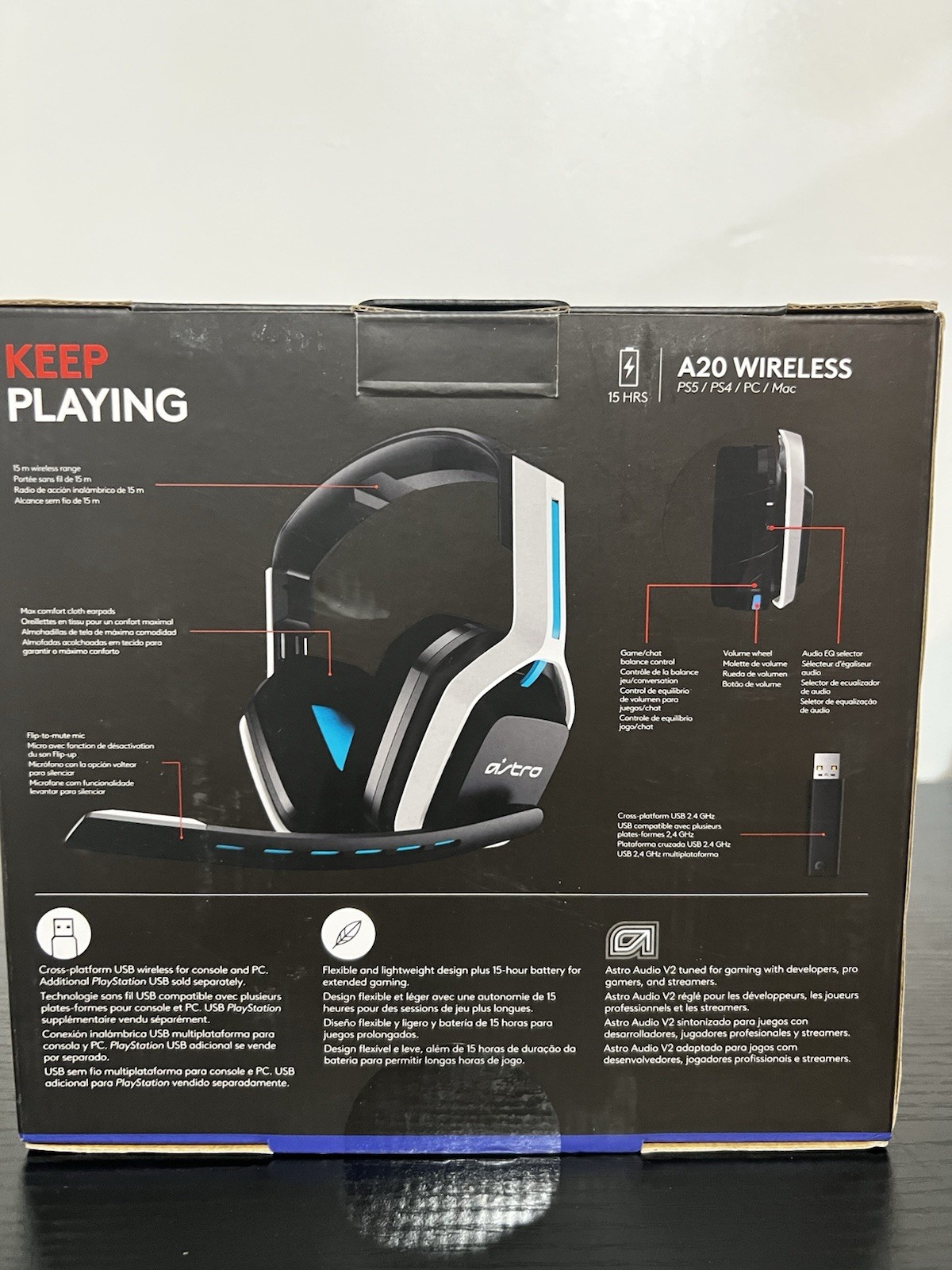 Logitech Astro A20 Wireless PS5/ PS4/ Pc/ Mac