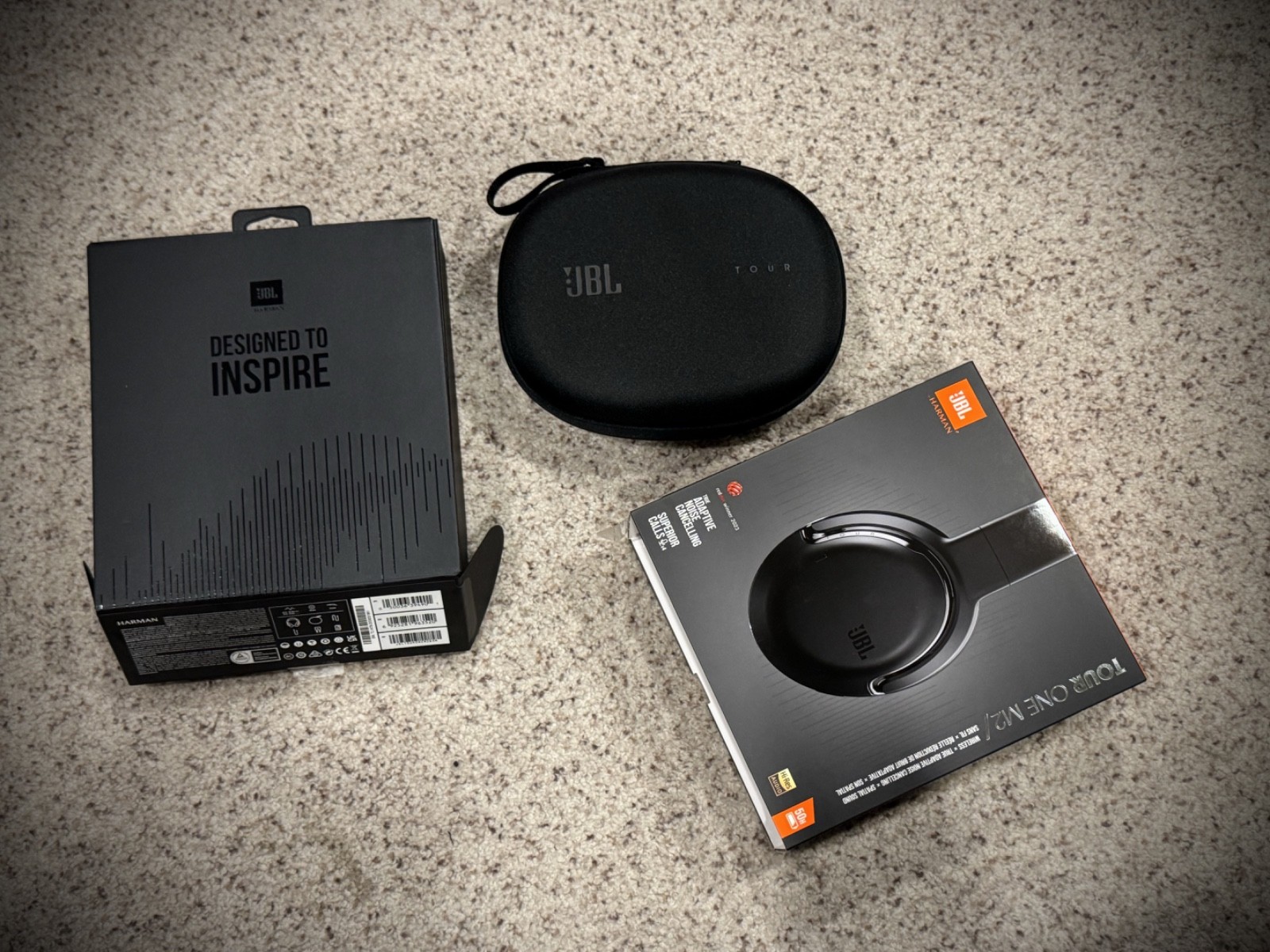 JBL Tour One M2 Wireless Over-Ear Headphones – Black