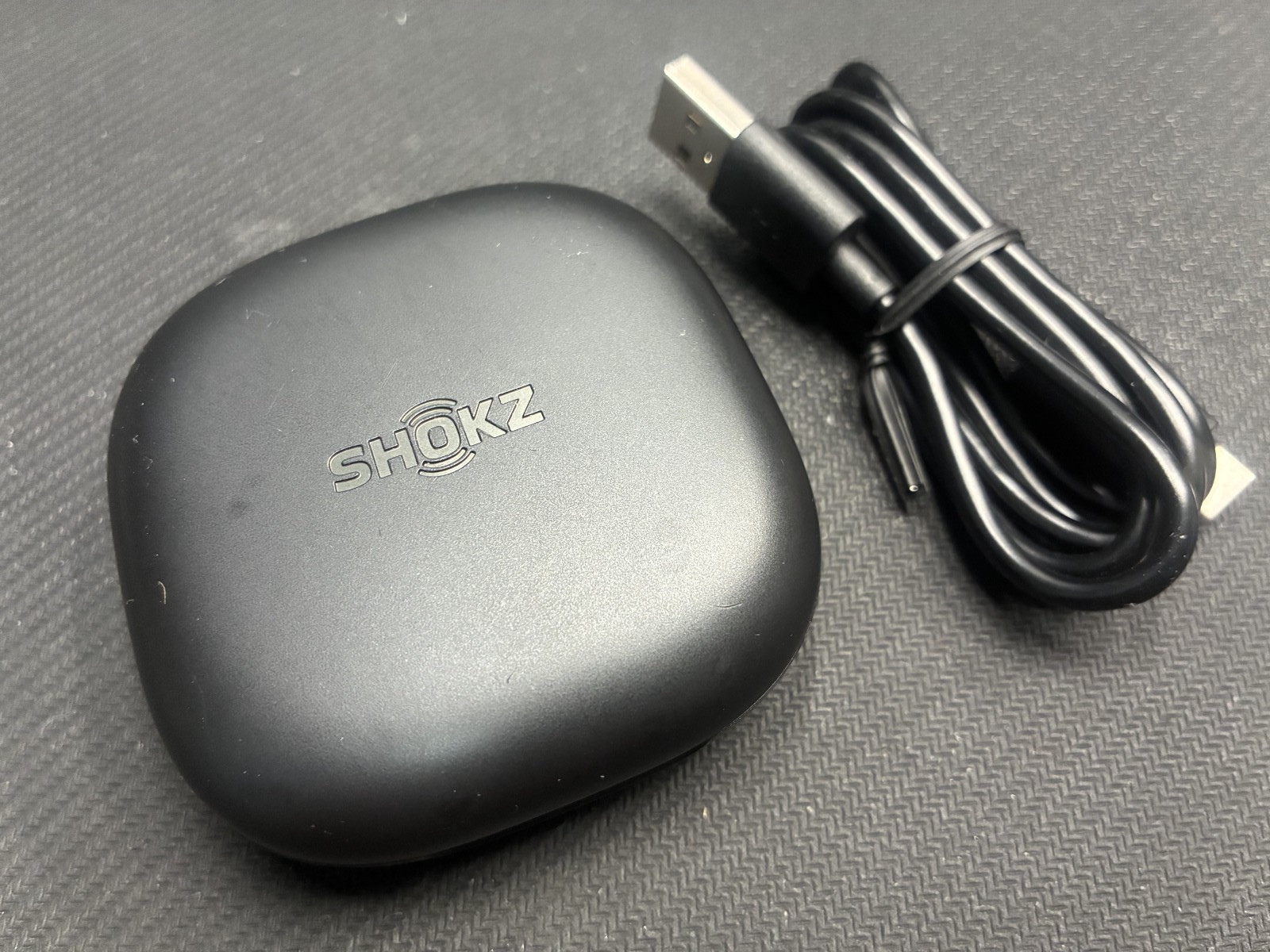 Shokz Openfit 2+ Plus Wireless Earbuds (T921) Charging Case – Black (no buds)