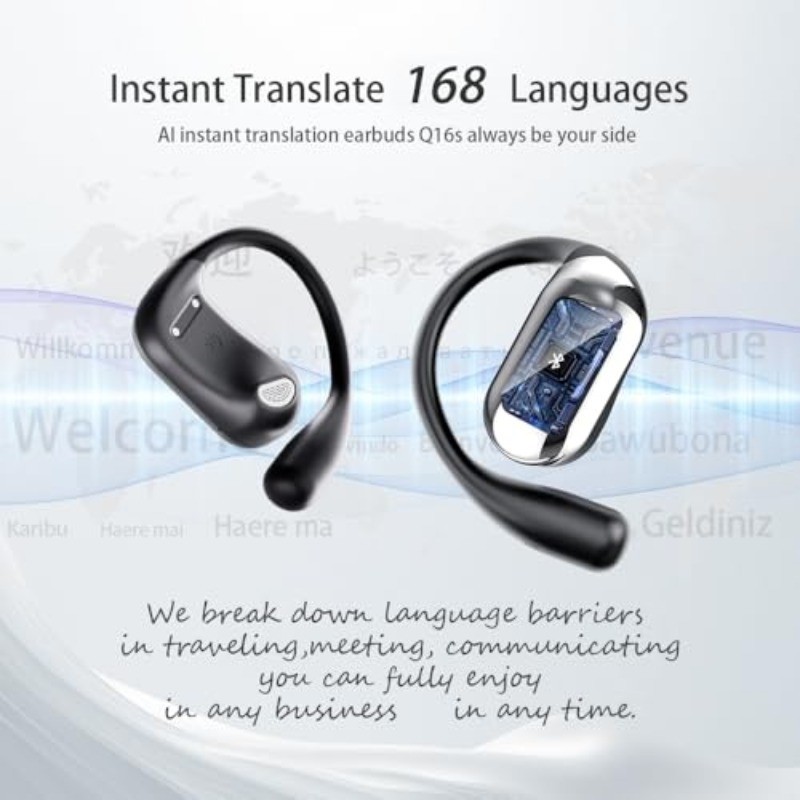 AI Instant Translation Earbuds Real-Time No Subscription Wireless Translate Earp