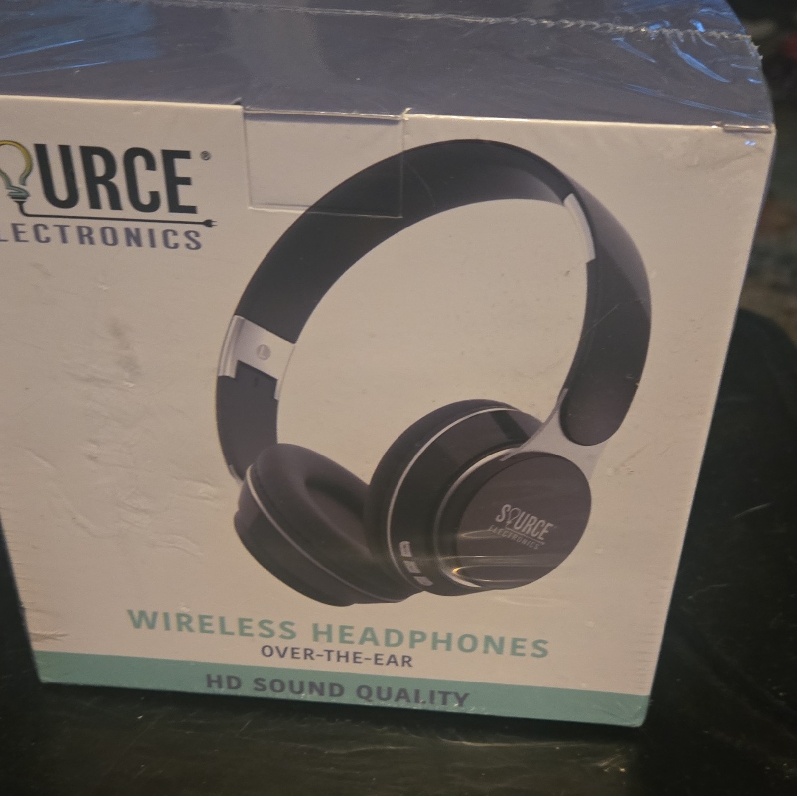 Source Electronics Bluetooth Wireless Over-Ear Headphones w/ Mic 40mm Black
