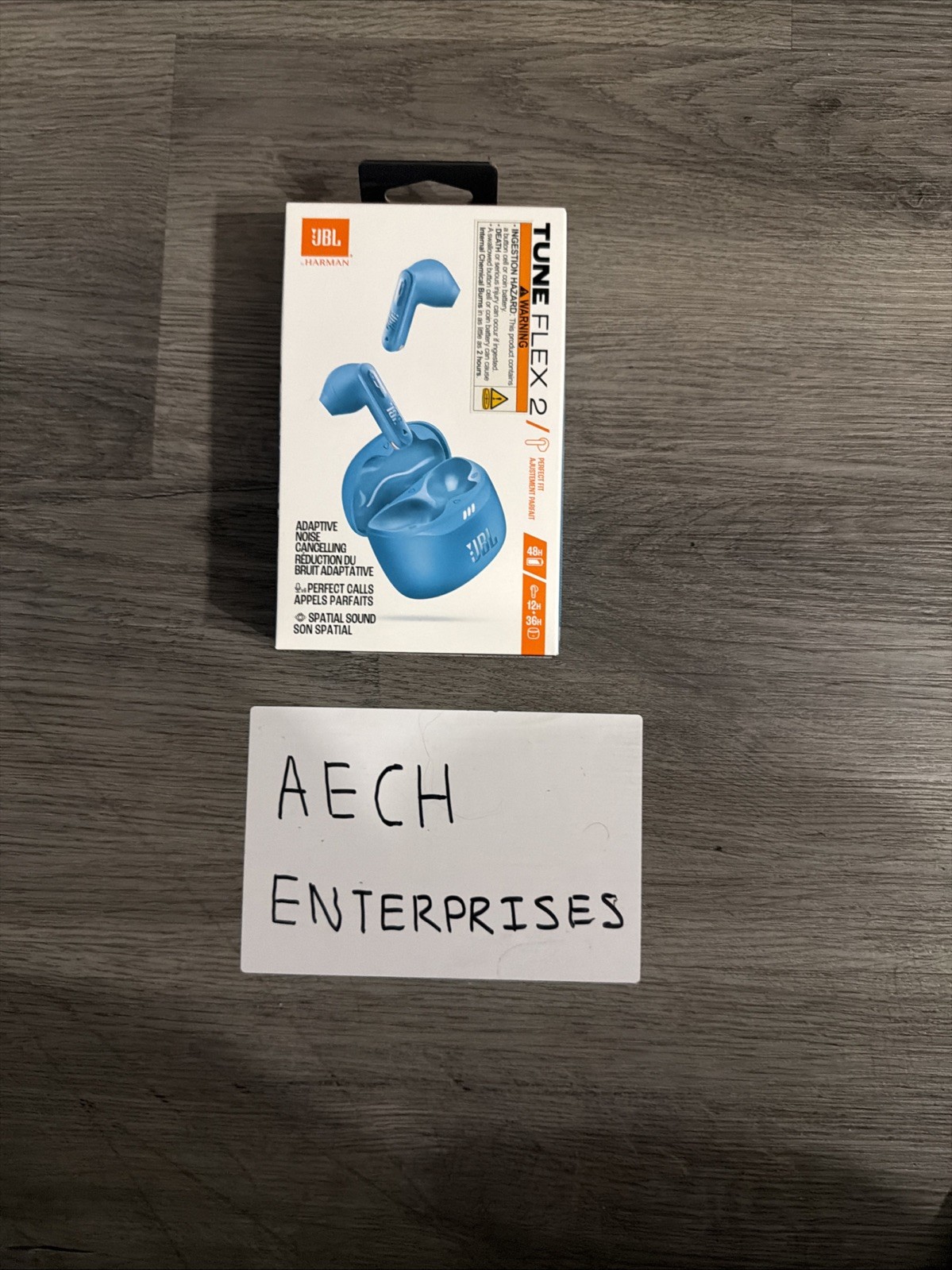 Brand New JBL Tune Flex 2 True Wireless Noise Cancelling Earbuds – Turquoise