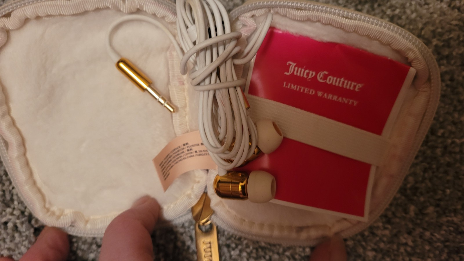 Juicy Couture vintage Earbuds