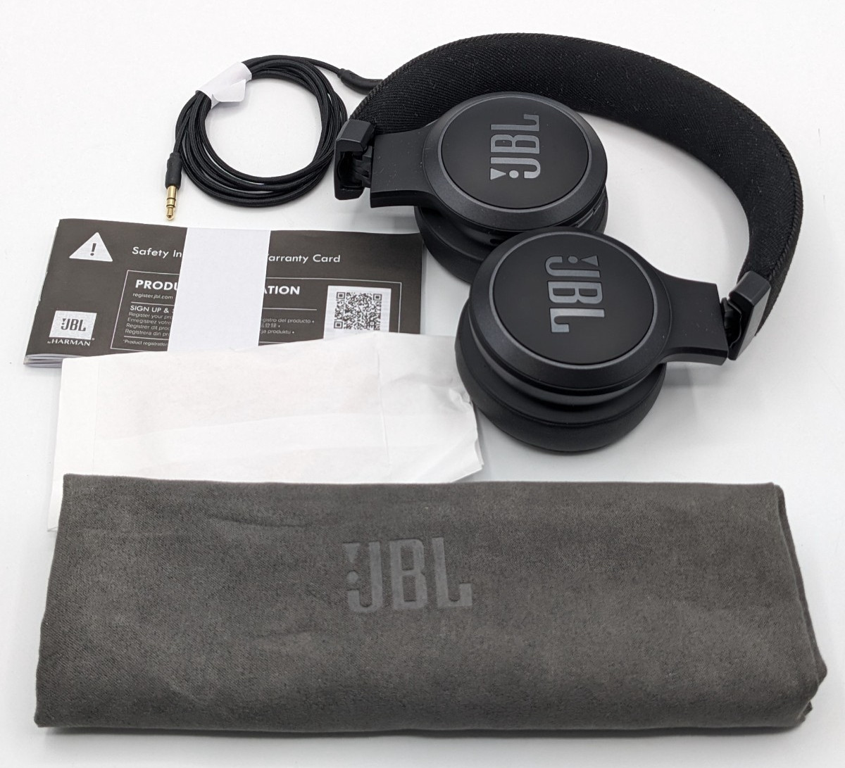 JBL Live 675NC Wireless True Adaptive Noise Cancelling Headphones New Open Box