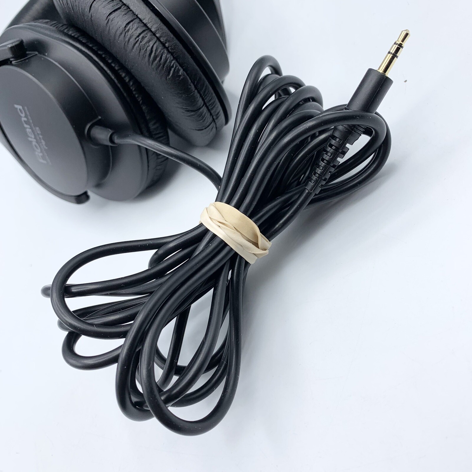 Roland RH-5 Headphones Studio Monitor Music Audio Black 3.5mm Wired Tested