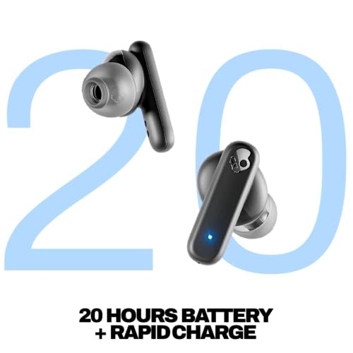 Smokin’ Buds Wireless Earbuds, Bluetooth Headphones, Noise True Black