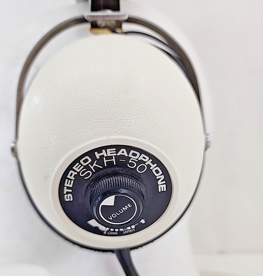 K-Mart SKH-50 Stereo Headphones | 8 Ohm with L-R Volume – Japan – Vintage