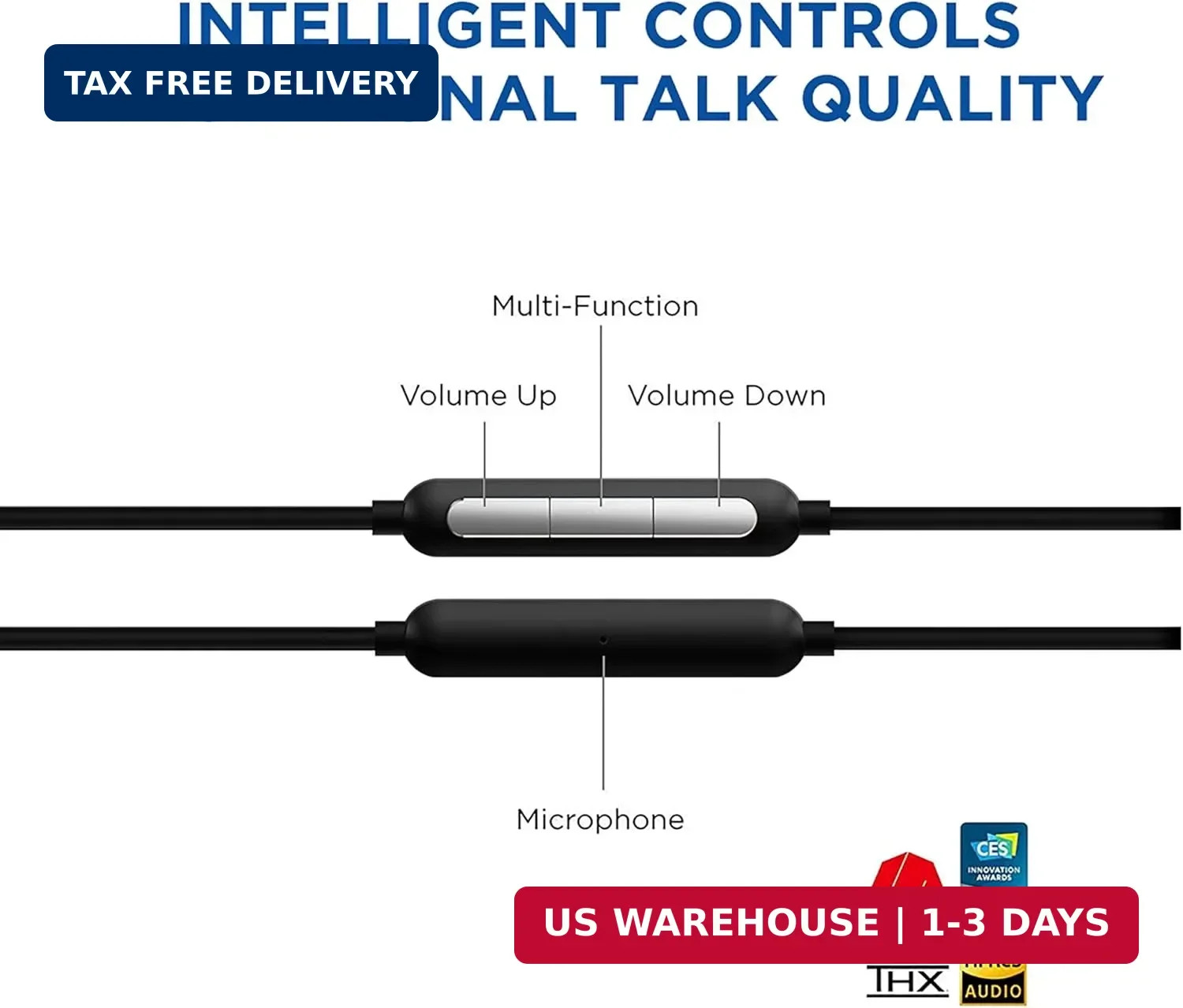 1MORE Triple Driver in-Ear Earphones Hi-Res Headphones with High Resolution, Bas