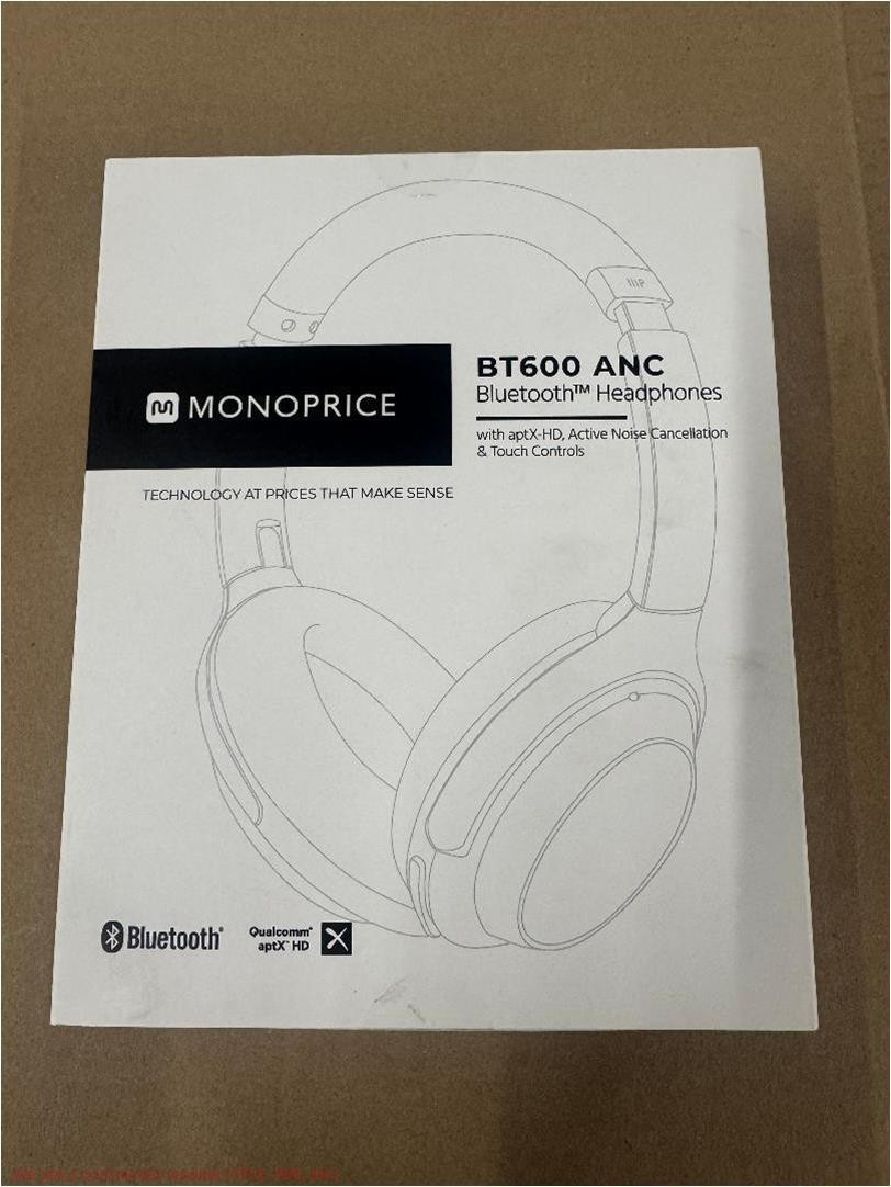 Monoprice BT-600ANC Bluetooth Over Ear Headphones