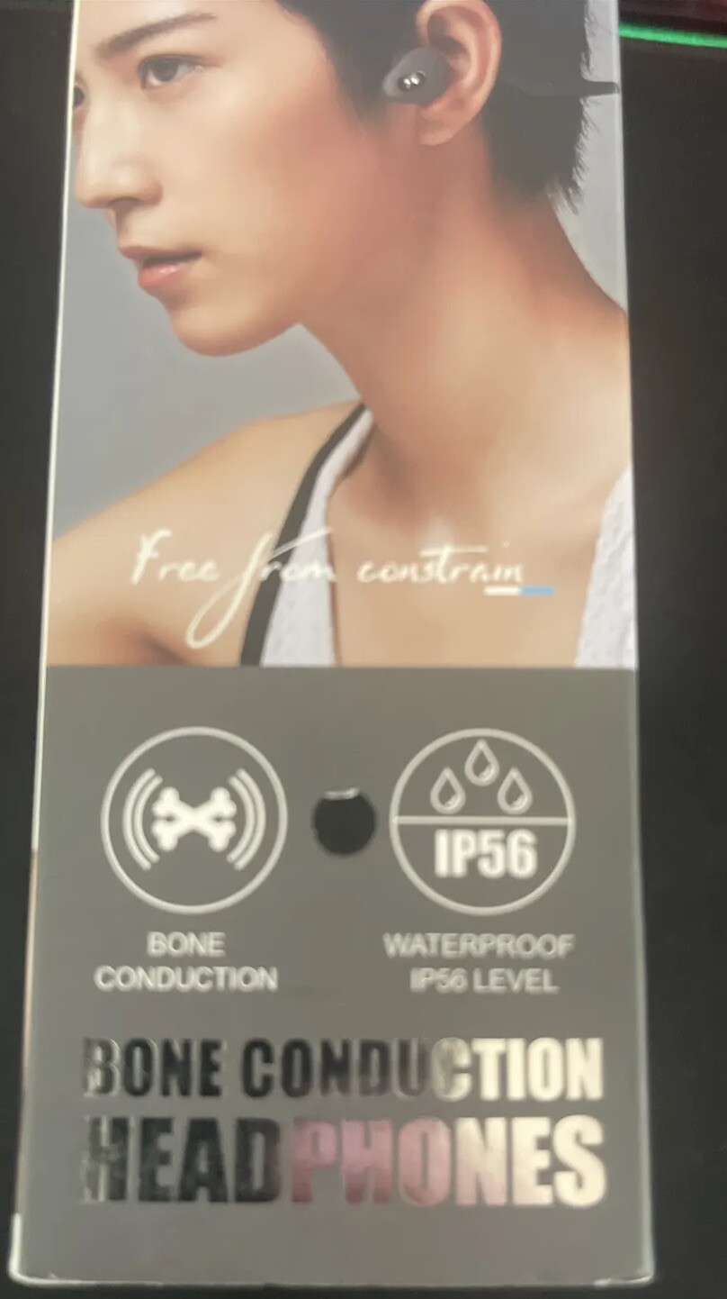 Alova None Conduction Headphones Black 4h Battery Life Water Proof