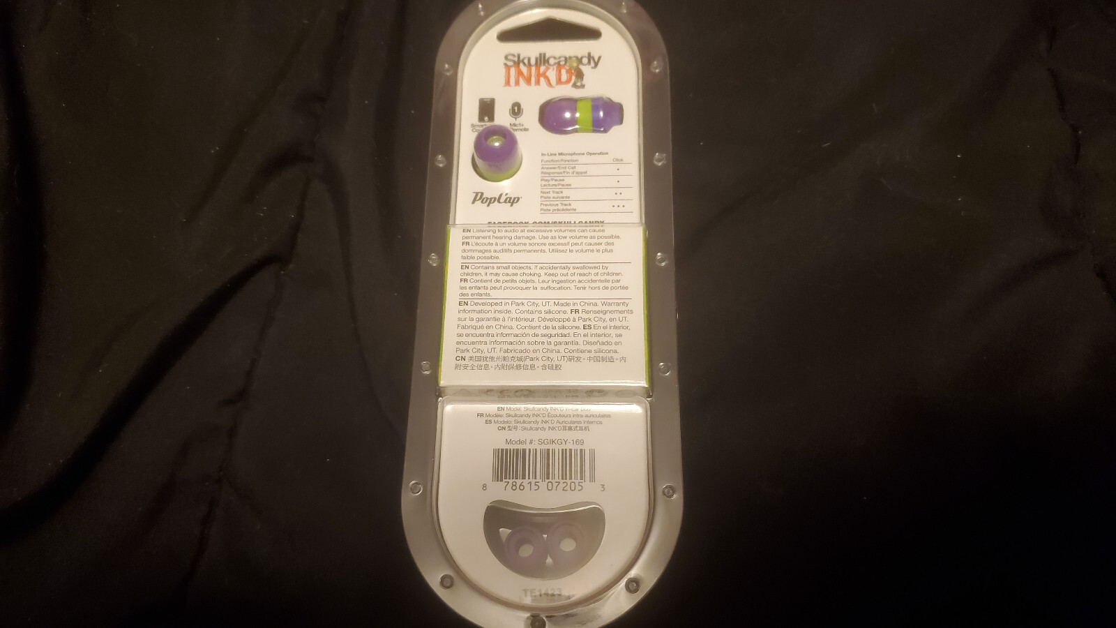 Plants vs Zombies Skullcandy Ink’d Earbuds