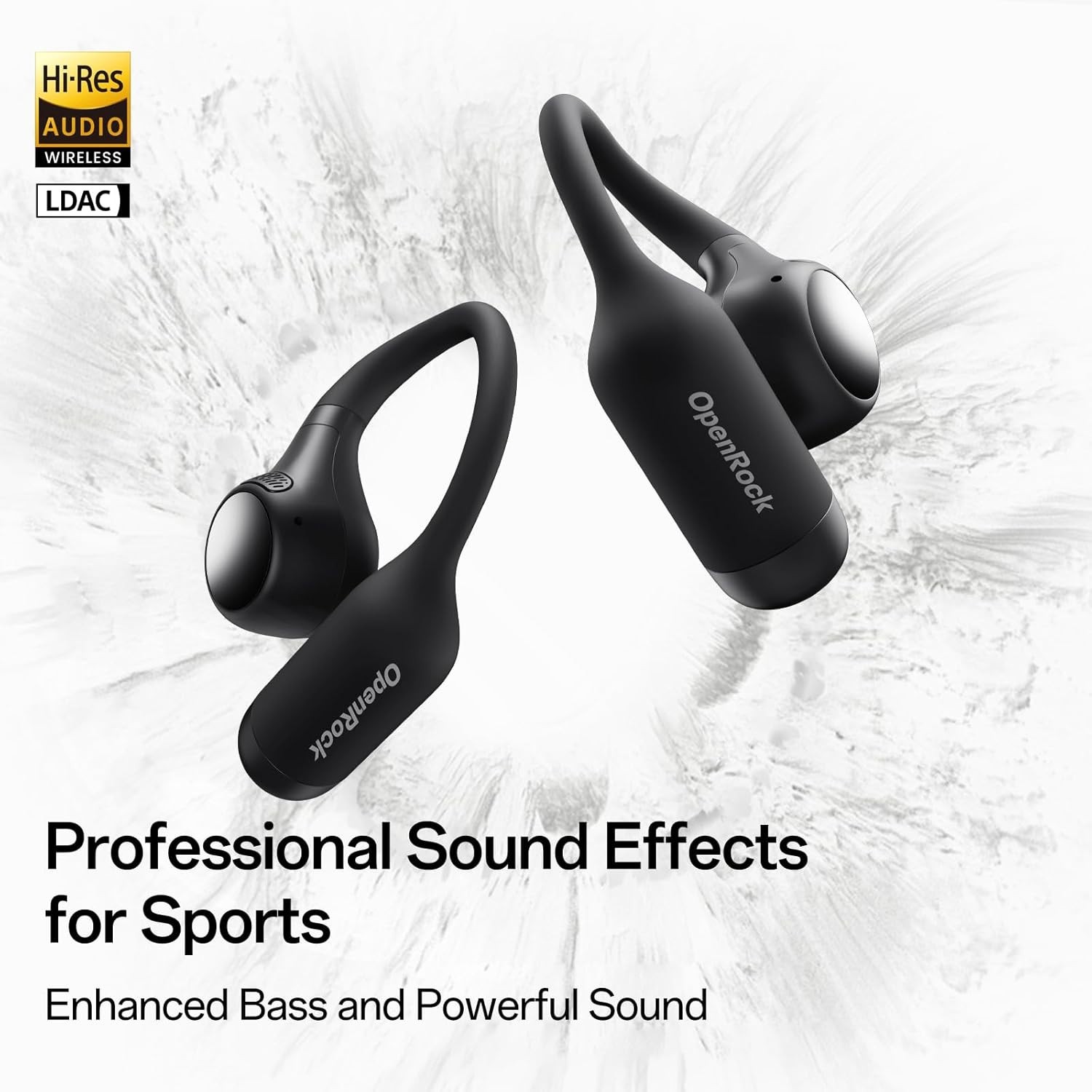 OpenRock S2 Open Ear Headphones 7G Ultra-Light Bluetooth 6.0 Hi-Res LDAC Audio
