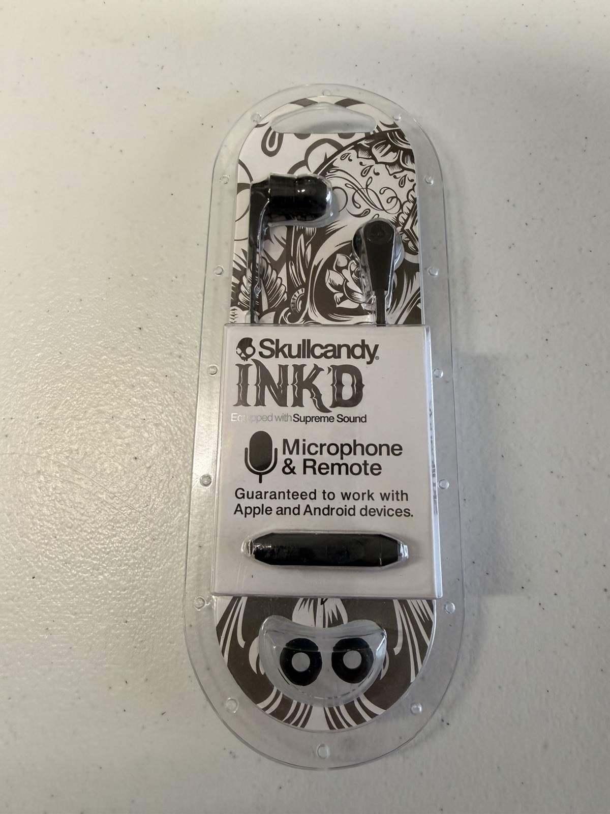 Skullcandy Ink’d S2IKDY-003 Earphone with In-Line Microphone BLACK