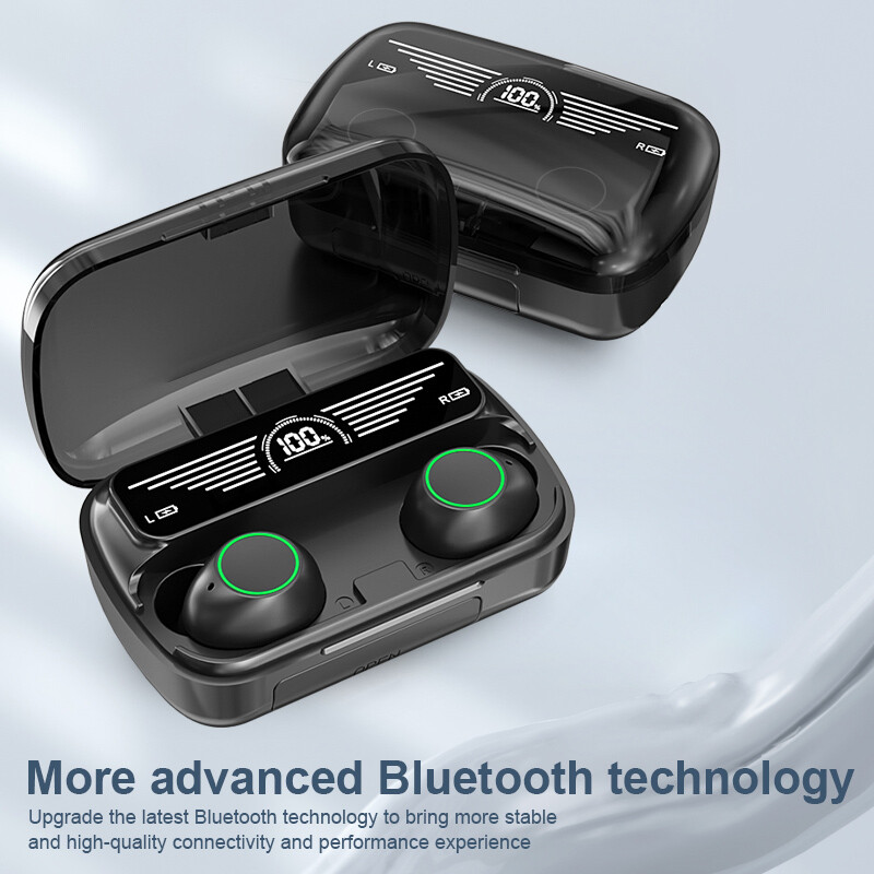 Bluetooth 5.3 Earbuds True Wireless Headphones Super Bass Waterproof Headset