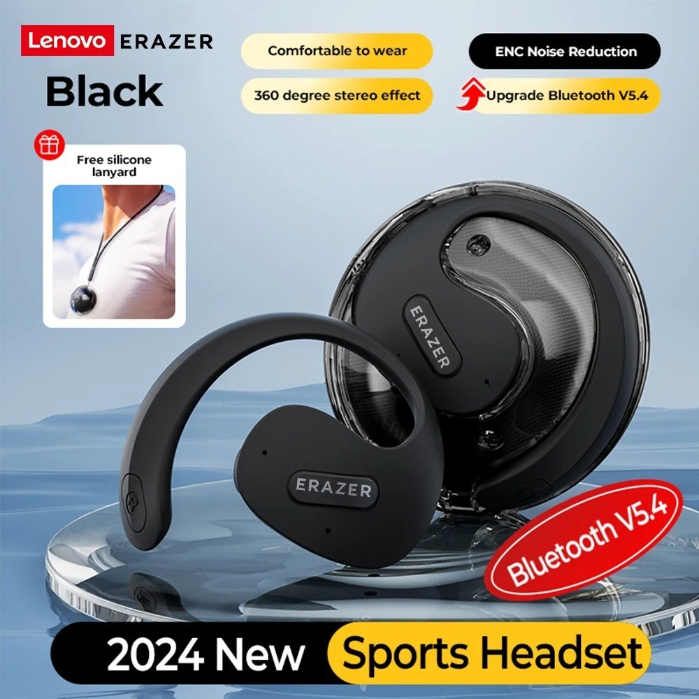 Lenovo X15 Pro II OWS Earphones Bluetooth 5.4 Earbuds On Ear Sports Headphones