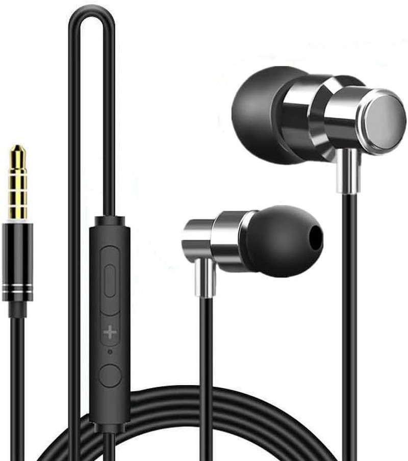 Earbuds with Long Cord 6 Ft 3.5Mm Wired Headphones with Microphone