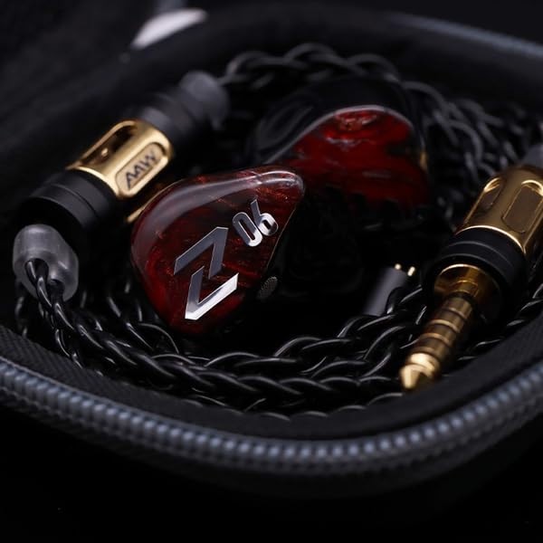 Hybrid IEM AAW Z06 4.4mm Balanced Wired Earphones Bass Audiophile