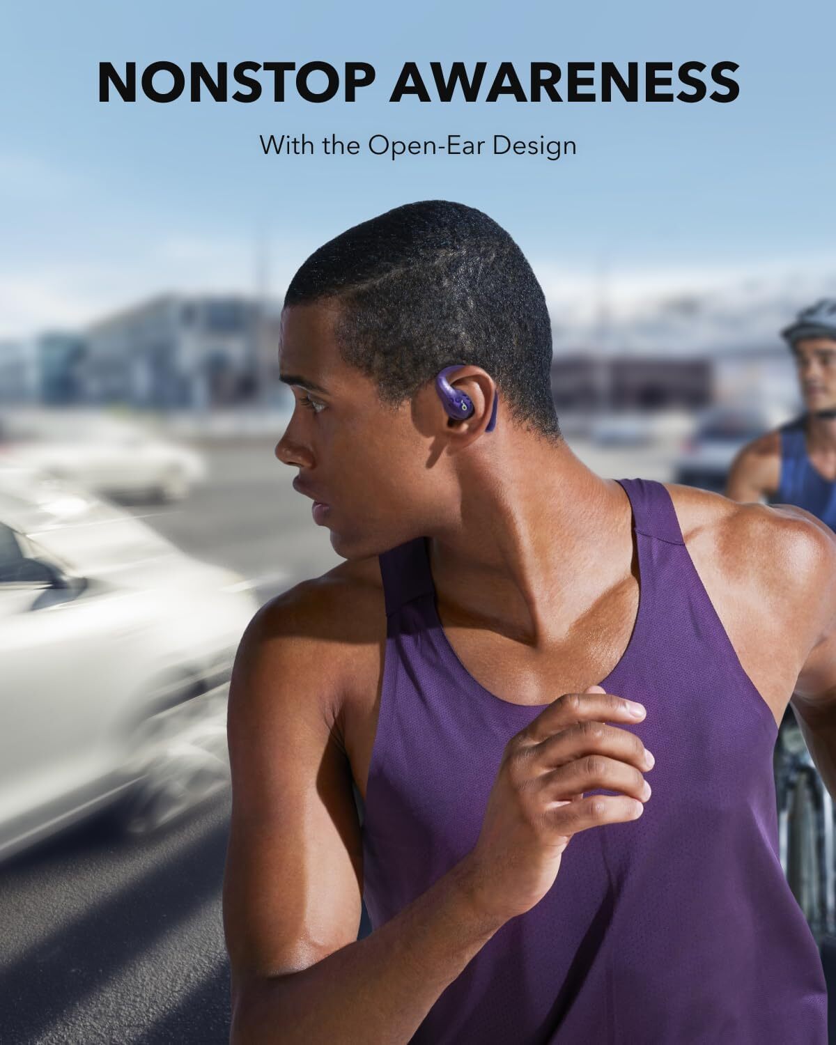 Soundcore AeroFit Pro Open-Ear Headphones LDAC Sport Earbuds 46H Play|Refurbish