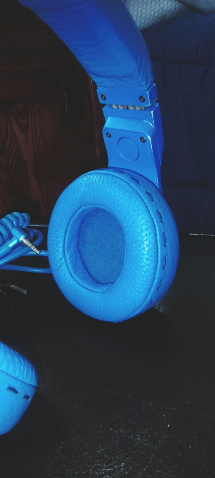Beats by Dr. Dre Fendi Blue Over-Ear Wired 3.5mm Coiled Foldable Headband