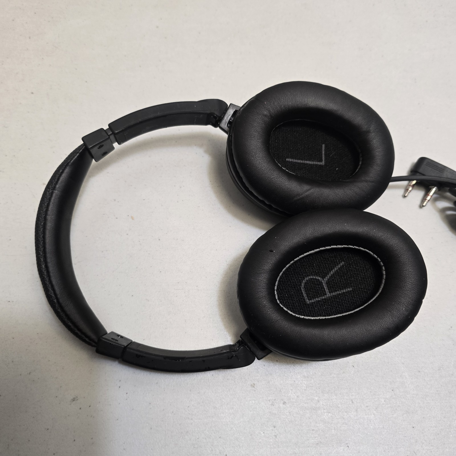 Delta Airlines Premium Noise Canceling Headphones Wired 208423-LN1-52 Works