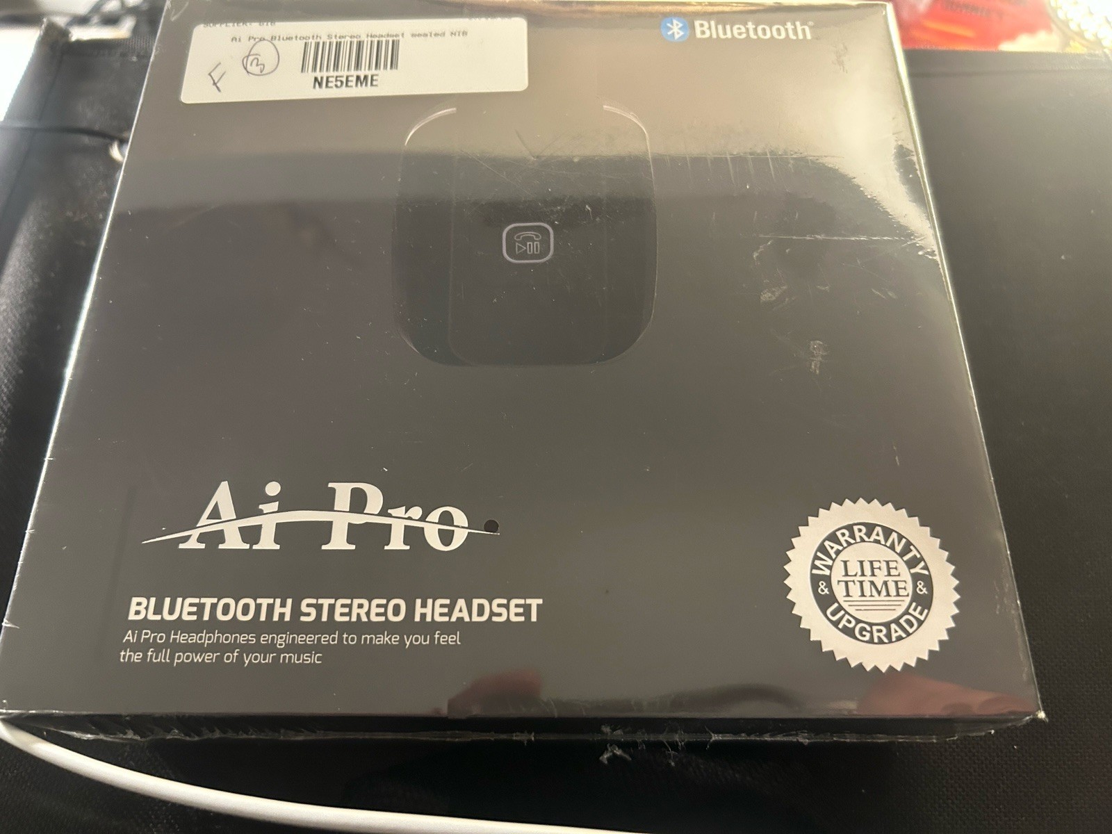 Ai Pro Bluetooth Stereo Headset | Brand New | In Box | Black | Lifetime Warranty