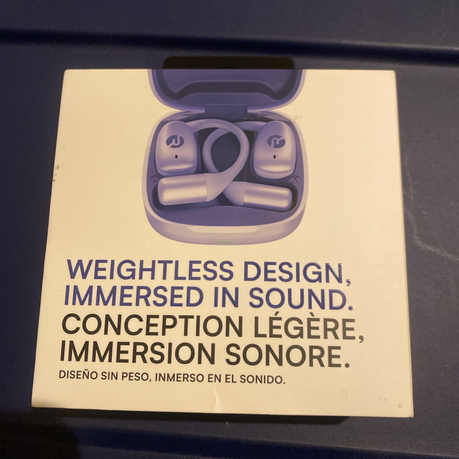 Raycon Essential Open Earbuds – True Wireless Ear Bluetooth 6.0 Purple LIGHT USE